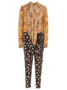 Шелковый комбинезон с цветами Faith Connexion