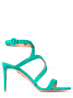 Замшевые босоножки Aquazzura