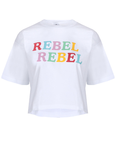 Футболка хлопковая с принтом Manuel Ritz