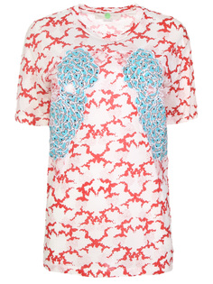 Футболка хлопковая с принтом Stella Mccartney