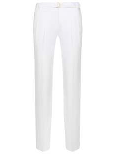 Льняные брюки с поясом Malo