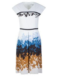 Платье с принтом Carolina Herrera