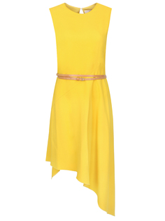 Платье асимметричного кроя Victoria Beckham