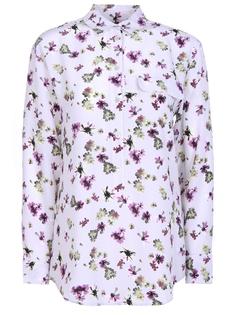 Шелковая рубашка с цветами Equipment