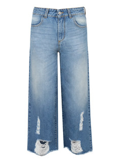 Широкие укороченные джинсы Bisibiglio
