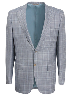 Пиджак классический в клетку Canali