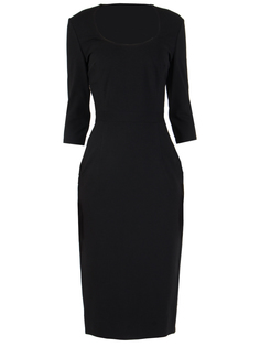 Трикотажное платье Victoria Beckham