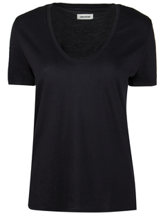 Хлопковая футболка Zadig & Voltaire