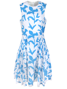 Хлопковое платье Carolina Herrera
