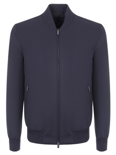 Однотонная куртка-бомбер Ermenegildo Zegna