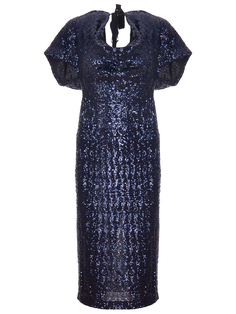 Шелковое платье с пайетками Roland Mouret