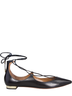 Балетки со шнуровкой Christy Aquazzura