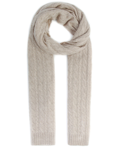 Шарф фактурной вязки косами Malo