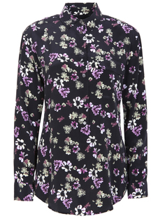 Рубашка шелковая с принтом Equipment