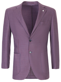 Шерстяной пиджак с узором L.B.M. 1911