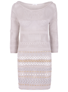 Свитер фактурной вязки кроше Malo