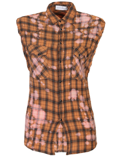 Рубашка хлопковая в клетку Faith Connexion