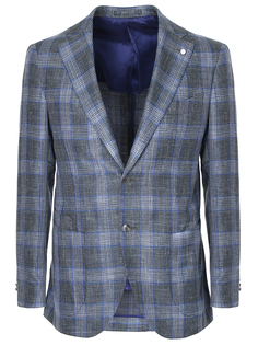 Шерстяной пиджак в клетку L.B.M. 1911