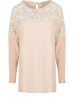 Свитер с кружевной отделкой Agnona