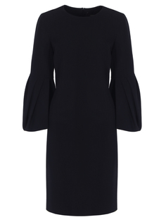 Платье с рукавами-воланами Carolina Herrera