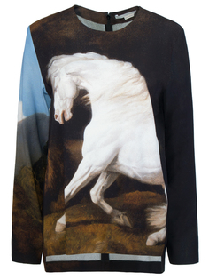 Блуза с принтом Stella Mccartney