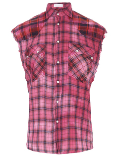 Рубашка хлопковая в клетку Faith Connexion