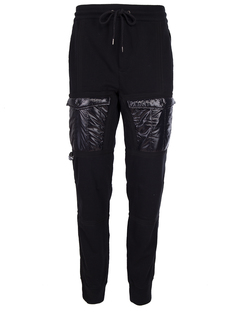 Хлопковые брюки с деталями Dirk Bikkembergs