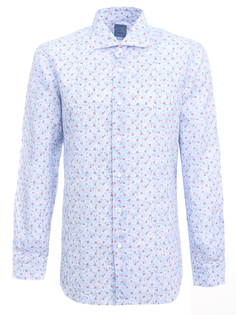 Рубашка льняная с принтом Barba