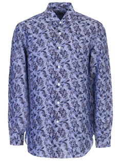 Рубашка Slim Fit льняная Barba