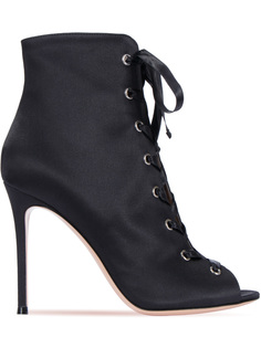 Атласные ботильоны Gianvito Rossi