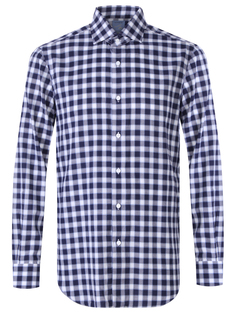 Рубашка regular fit в клетку Barba