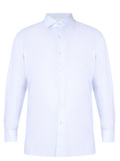 Рубашка Slim Fit хлопковая Isaia