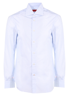 Рубашка хлопковая Slim Fit Isaia