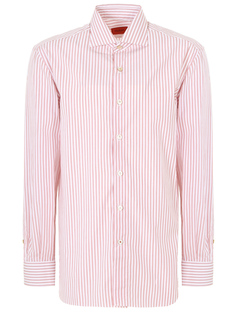 Рубашка regular fit в полоску Isaia