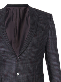 Пиджак шерстяной в клетку Ermenegildo Zegna