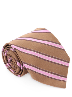 Галстук шелковый с принтом Barba