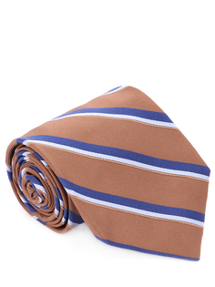 Галстук шелковый с принтом Barba