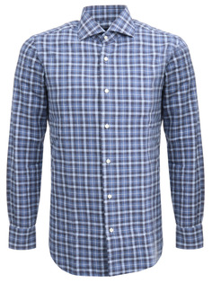 Хлопковая рубашка в клетку Barba