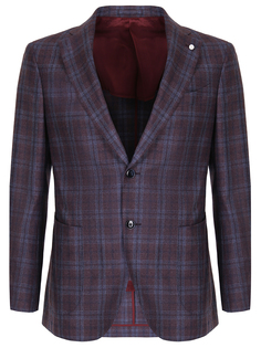 Пиджак шерстяной в клетку L.B.M. 1911