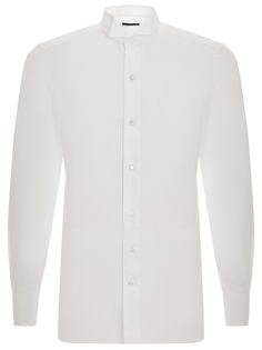 Рубашка хлопковая с манишкой Ermenegildo Zegna