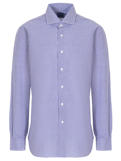 Рубашка slim fit в клетку Barba