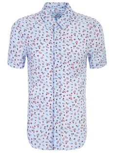 Рубашка с коротким рукавом 120% Lino