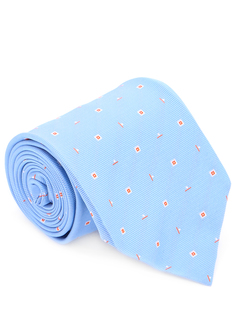 Галстук шелковый с принтом Barba