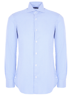 Хлопковая рубашка в клетку Barba