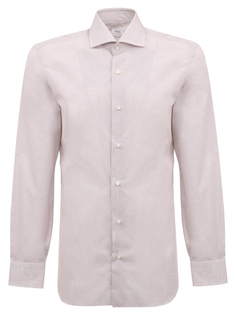 Хлопковая рубашка в клетку Barba