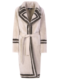 Меховое пальто-дубленка Rochas