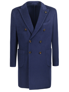 Двубортное пальто Lardini