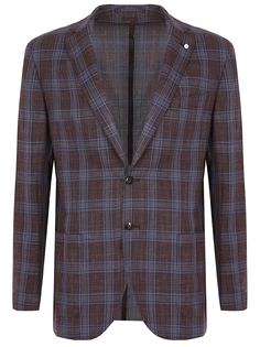 Комбинированный пиджак в клетку L.B.M. 1911