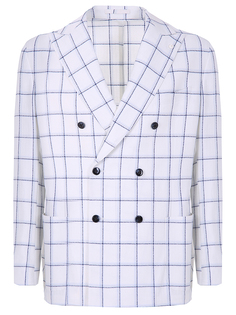 Двубортный пиджак в клетку L.B.M. 1911