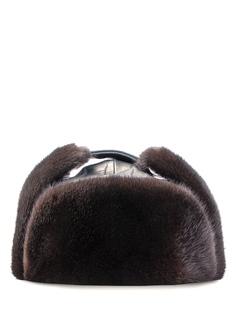 Шапка из кожи крокодила с мехом BOS Bison
